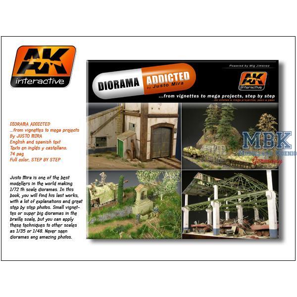 DIORAMA ADDICTED ...from vignettes to mega project - AK interactive S.L. - AK-001 - Literatur  sonstige